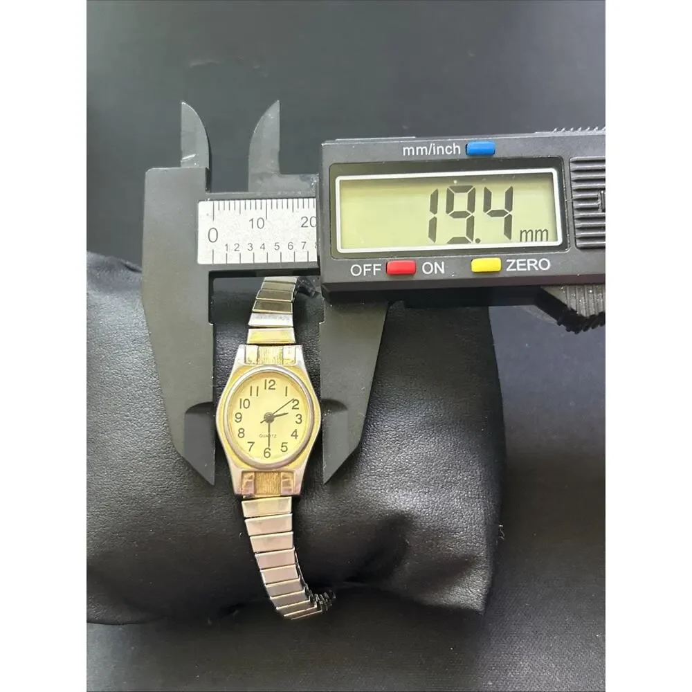 Advance Women’s Two Tone Stretch Band Quartz Watch
